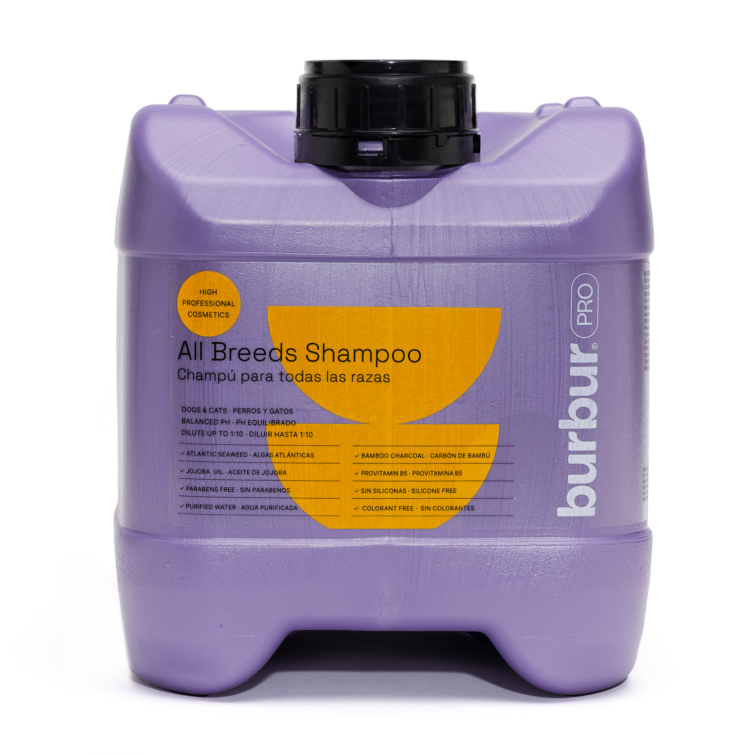 BURBURPRO CHAMPÚ PARA TODAS LAS RAZAS 4000ML_01 Profesionálny šampón pre všetky typy srsti, 4L – Obrázok 1